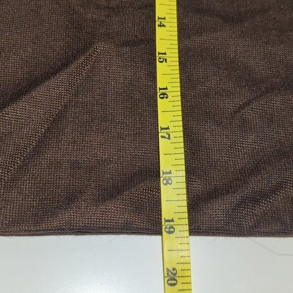 Kate Spade Chocolate Brown Gold embossed lettering Dust Laundry -XL 27x19 New - Picture 5 of 5